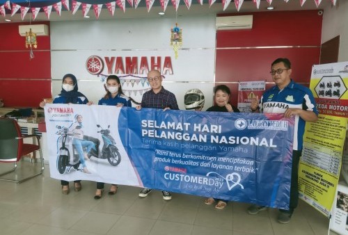 Intip Keseruan Gebyar Hari Pelanggan Nasional di Sumatera dari Yamaha 