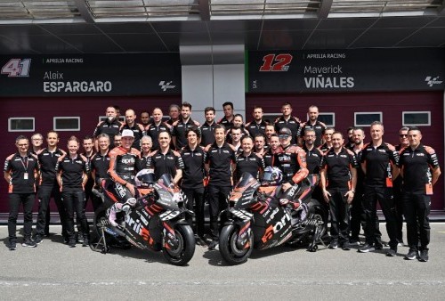 MotoGP: Espargaro dan Vinales Bakal Tunggangi Aprilia hingga 2024