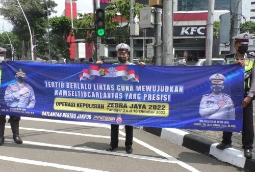 Ini Dia Tiga Titik Operasi Zebra 2022 di Jakarta Pusat 