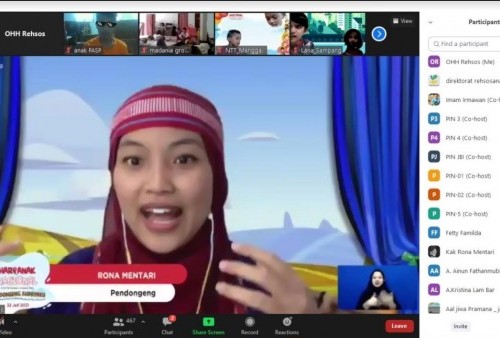 Gelar Acara Mendongeng Budayaku, Kemensos RI Ajak Anak Indonesia Mengenal Budaya Nusantara