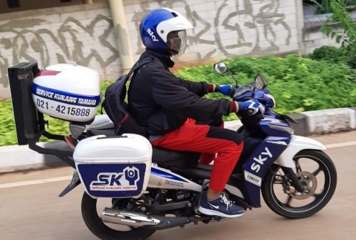 Pakai Layanan SKY, Service Motor Yamaha Sekarang Bisa Datang ke Rumah