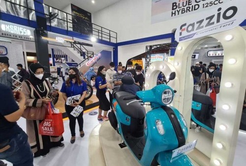 JFK 2022 Telah Usai, Fazzio Hybrid Connected Raih Penjualan Tertinggi Booth Yamaha