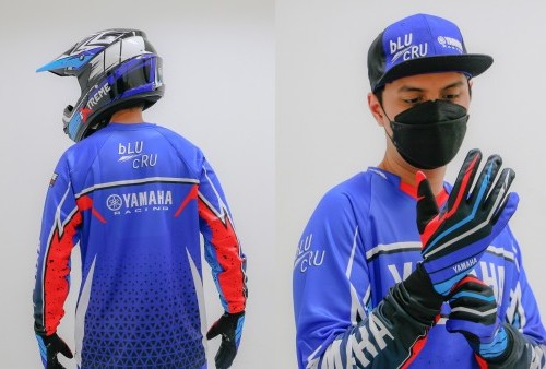 Obat Ganteng, Pakai Apparel bLU cRU Yamaha Rasanya Racing Banget
