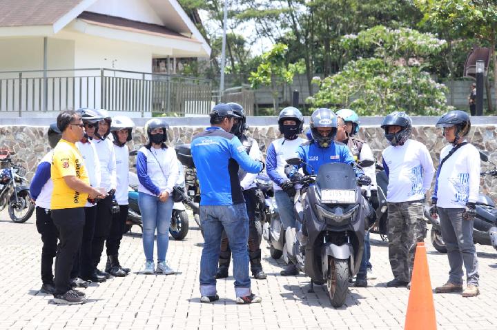 Yamaha Edukasi Keselamatan Berkendara Ratusan Member Komunitas Motor di Bawah Naungan Polres Bogor