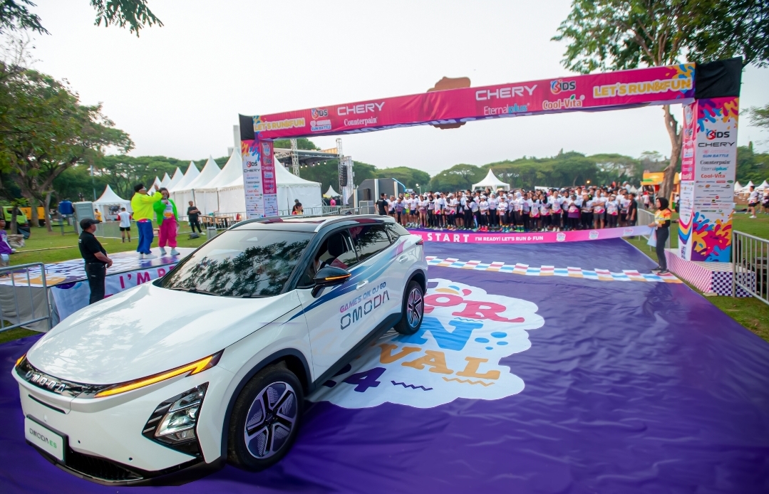 Chery Omoda E5 Jadi Official Safety Car Partner di Ajang Jakarta Color Run Festival 2024