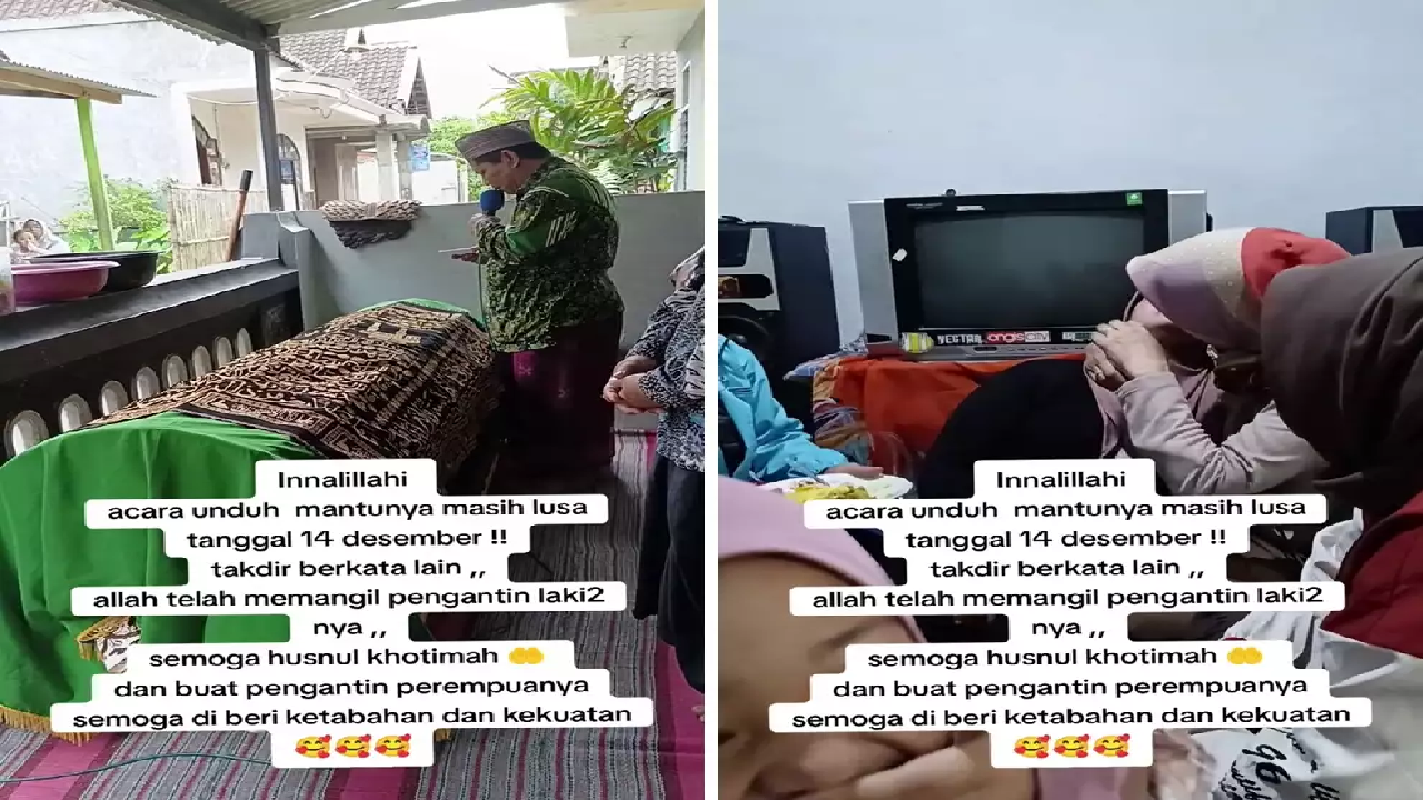 Sedih, Viral Pengantin Pria Meninggal Saat Acara Ngunduh Mantu