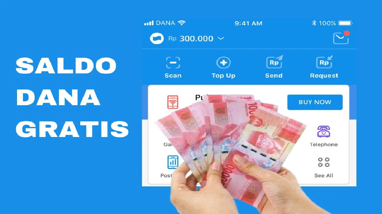 Tutorial Ambil Hadiah Gratis Link DANA Kaget Senin 6 Januari 2024 Rp 100.000