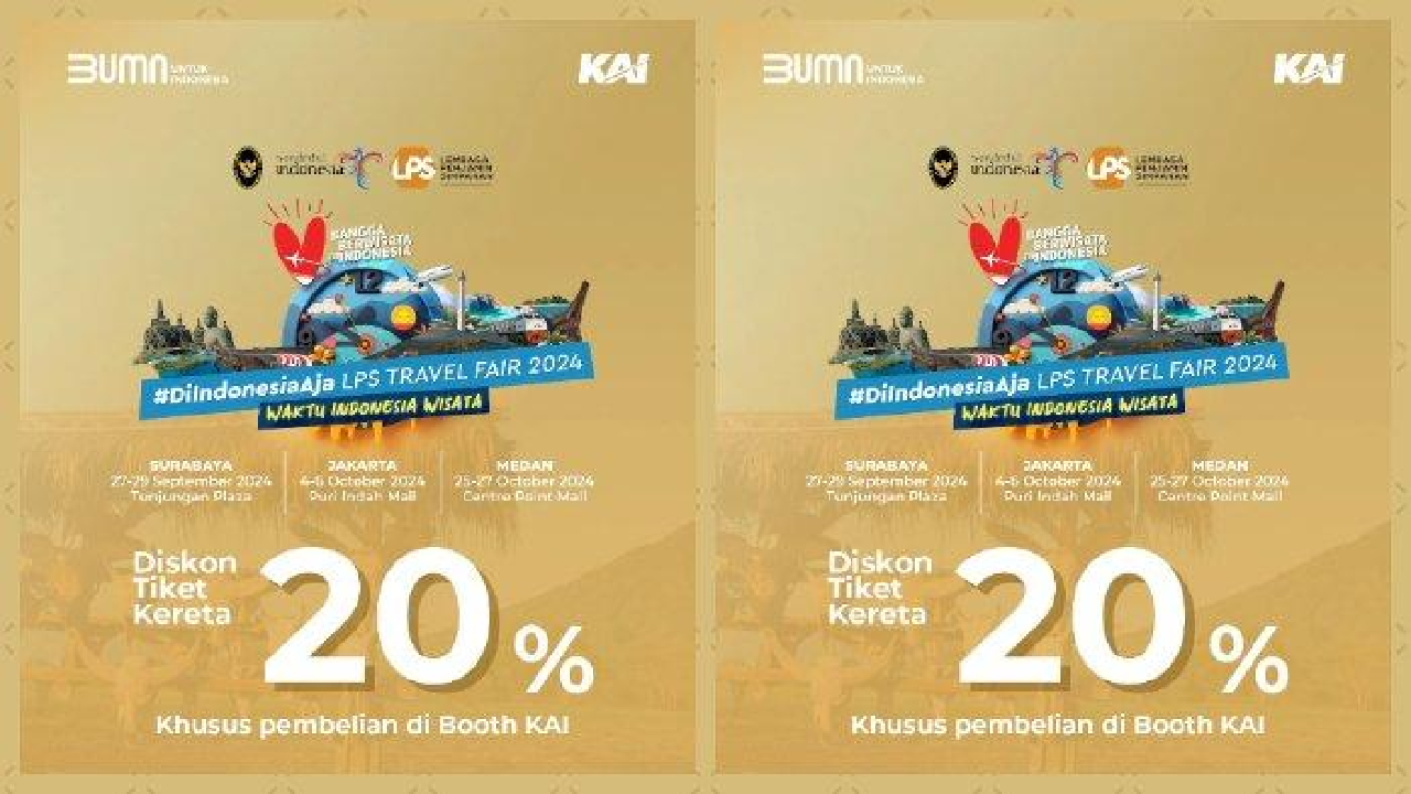 KAI Berikan Promo Diakhir Bulan September : Berikut Syarat Mendapatkan Tiket Promo KAI