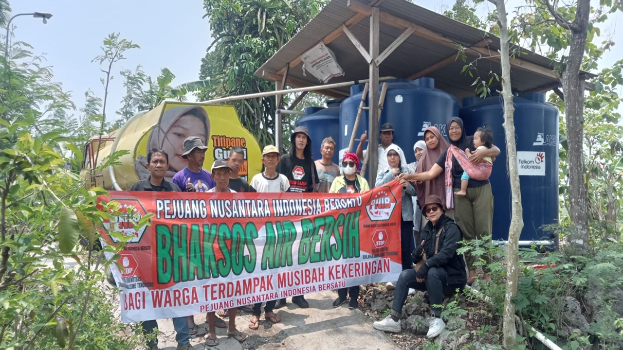 PNIB Terus Salurkan Bhaksos Air Bersih di Gunung Kidul Yogyakarta, Tumbuhkan Jiwa Pancasila dan Gotong Royong