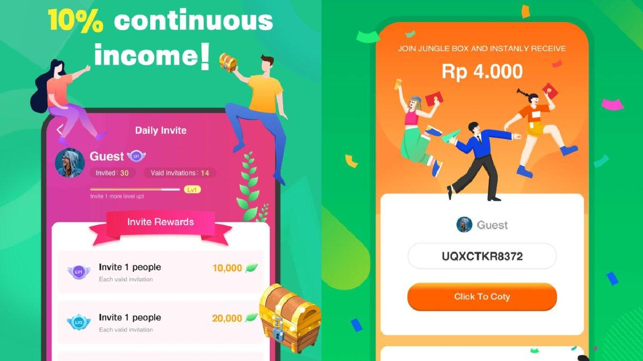 Download Aplikasi Jungle Box, Tuntaskan Misi Bisa Dapat Uang Gratis Langsung ke DANA!