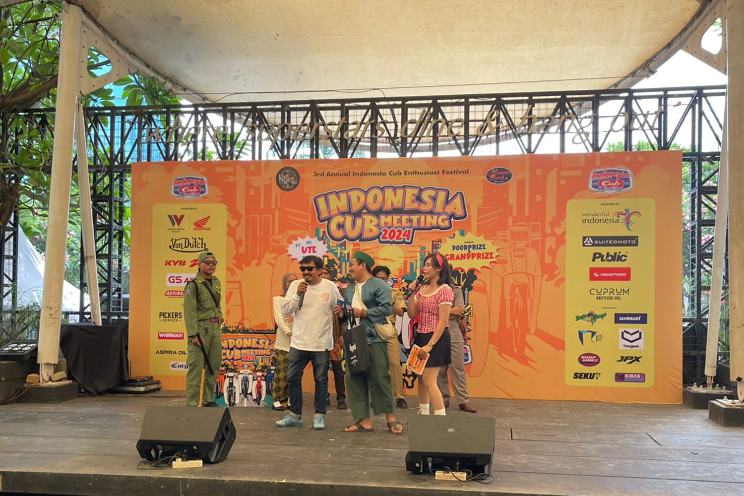 PT WMS Dukung Indonesia Cub Meeting 2024, Gathering Ratusan Biker Pecinta Motor Bebek