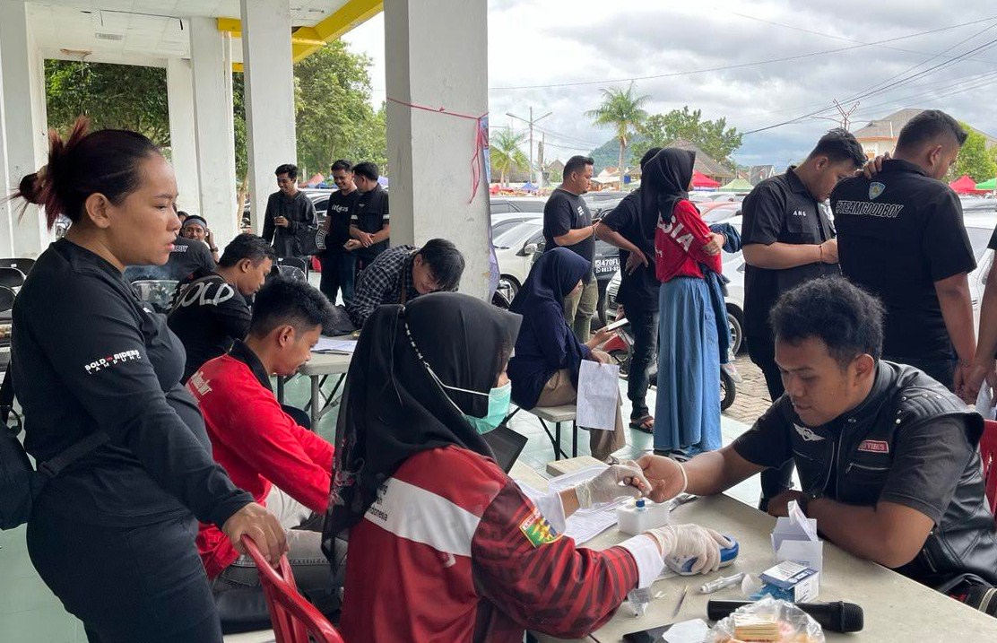 Kolaborasi Ciamik Komunitas 234SC dan Bikers di Bandar Lampung, Gelar Aksi Sosial Donor Darah, Ada Sunmori Juga Lo..  