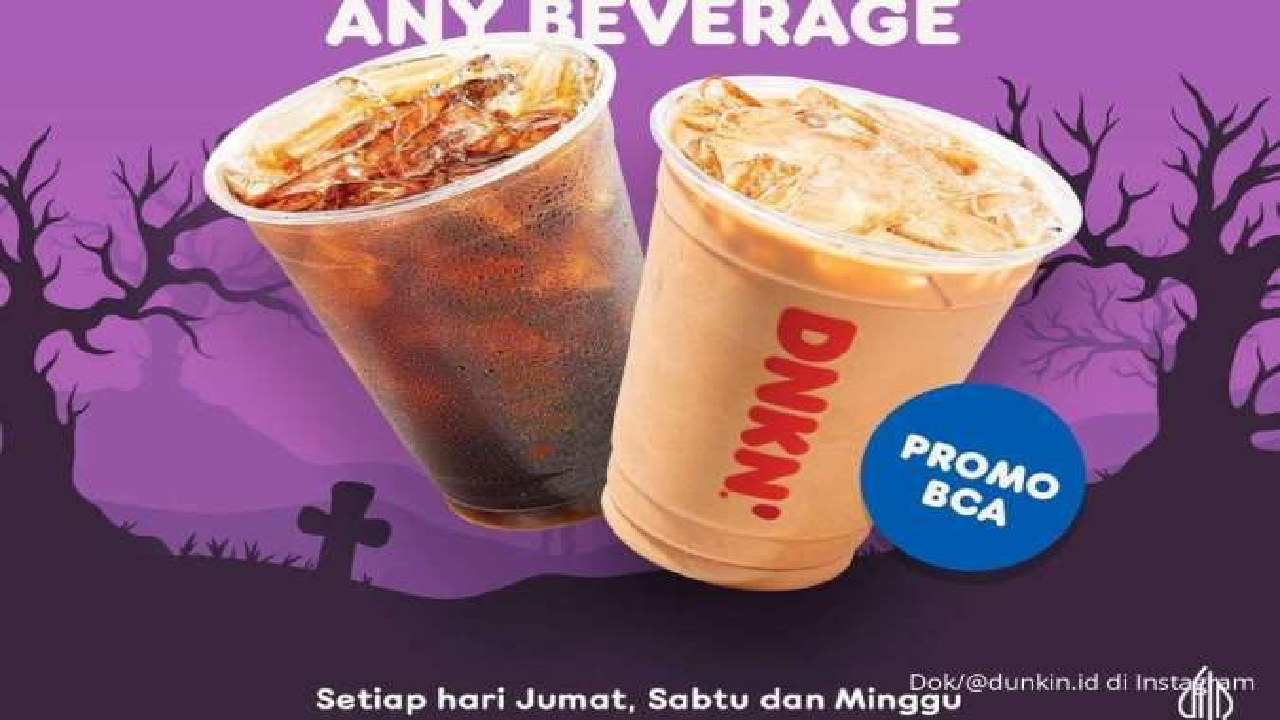 Promo JSM Dunkin Bayar Satu Dapat Dua, Spesial Minuman Weekend!