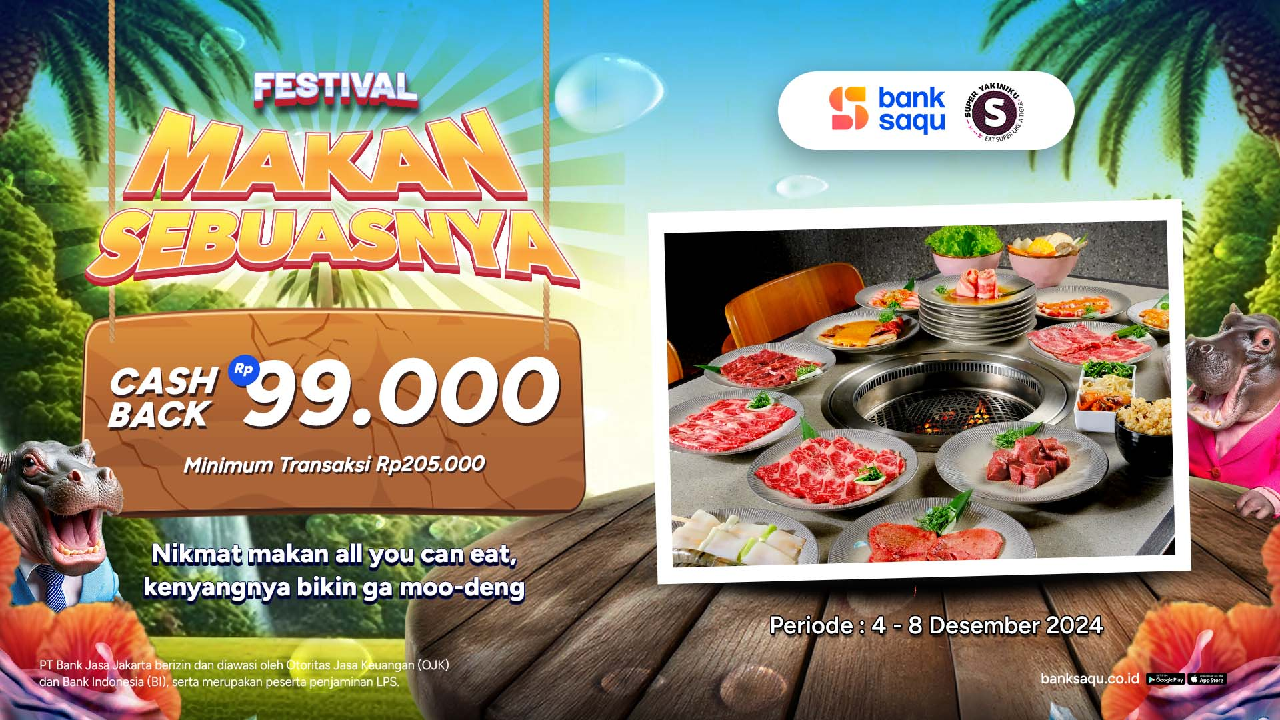 Sikat! Promo Menarik Super Yakiniku Sampai 8 Desember 2024, Festival Makan Sepuasnya