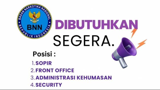Info Loker Kantor BNN Kalimantan Timur, Yuk Segera Daftar!