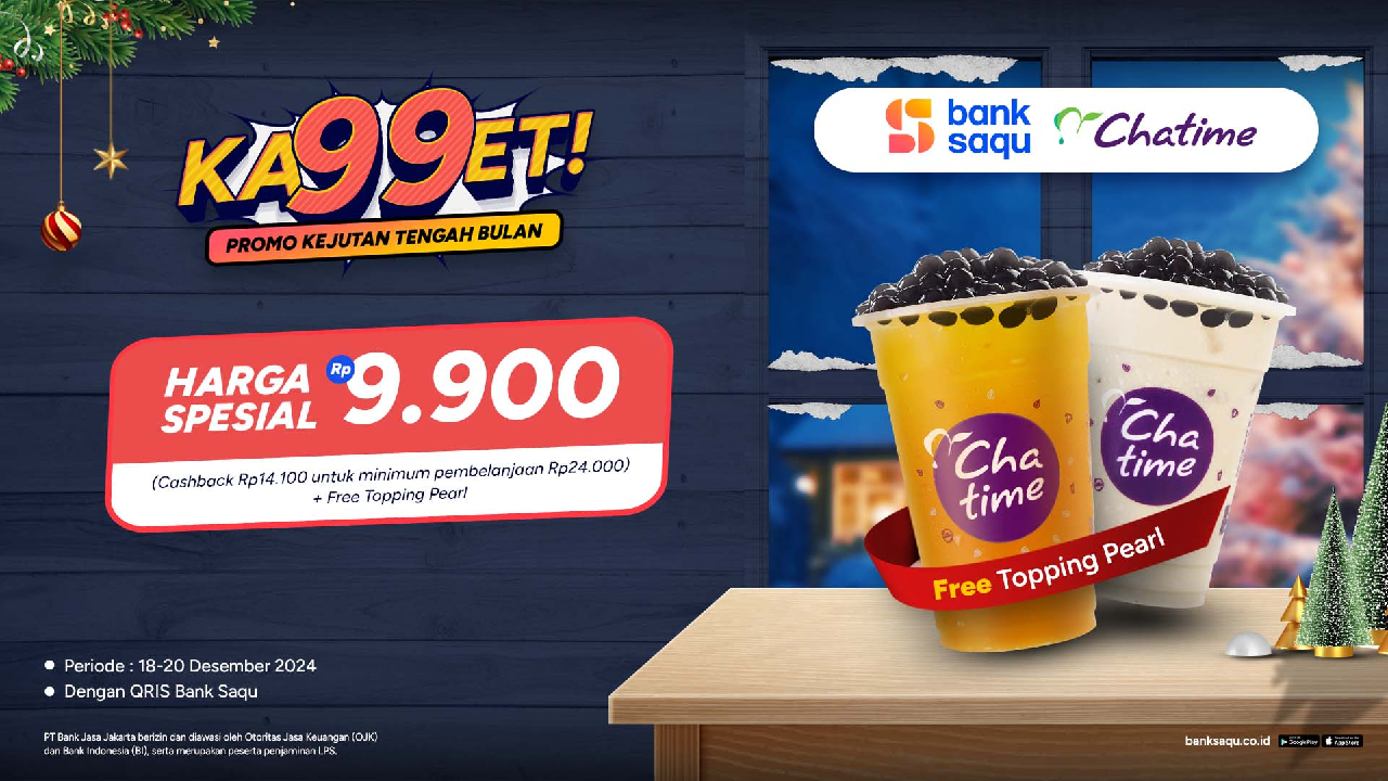 Promo Spesial! Beli Chatime Cuma Rp 9.900, Buruan Sikat Hari Ini Juga