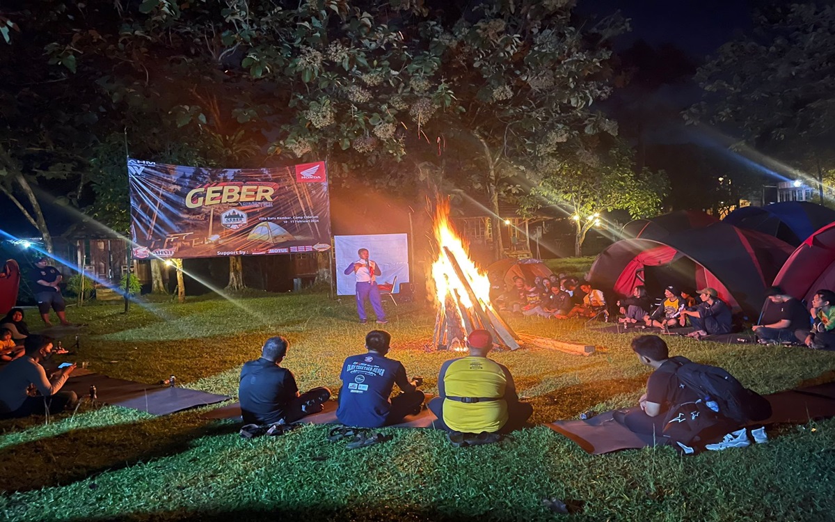 Wahana Makmur Sejati Ajak Klub Motor Camping Bersama