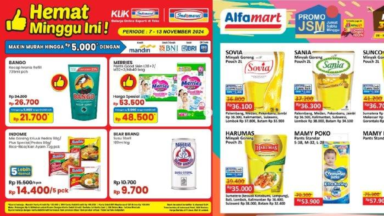 Cek Promo Alfamart Hari Ini Sabtu 9 November 2024: Minyak Goreng Murah Banget Nih!