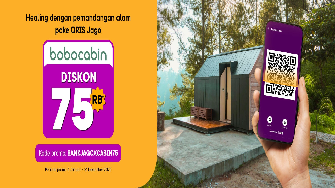 Dapatkan Diskon Menarik Bobocabin Sampai Rp 75.000, Ini Syaratnya