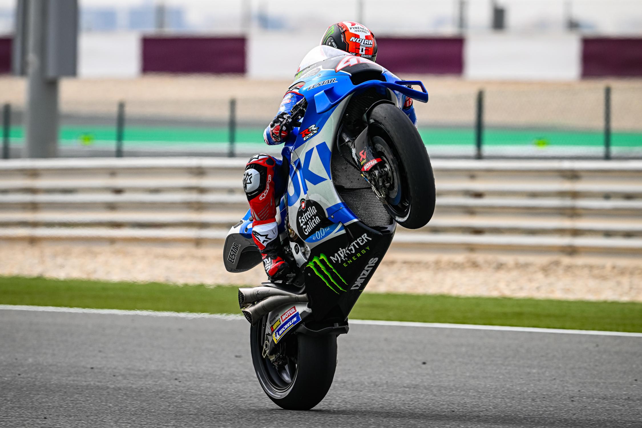 MotoGP Qatar 2022: Suzuki Menggila, Alex Rins Tercepat di Hari Pertama, Marc Marquez Kedua