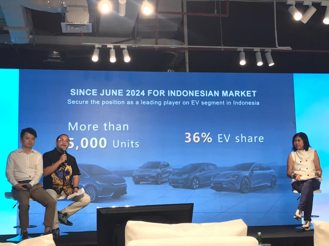 BYD Capai 36 Persen Pangsa Pasar EV di Indonesia Sepanjang 2024