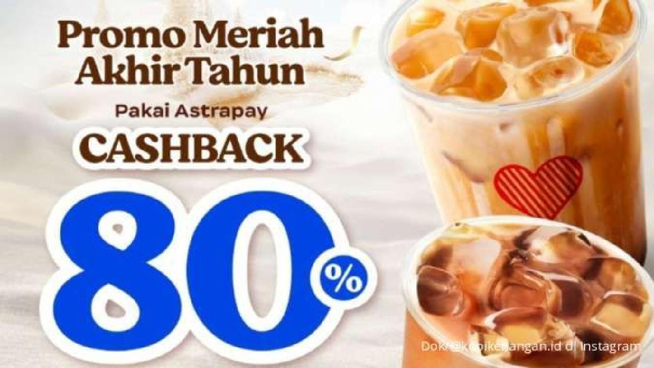 Menarik! Beli Kopi Kenangan Bisa Dapat Cashback 50-80 Persen, Begini Caranya