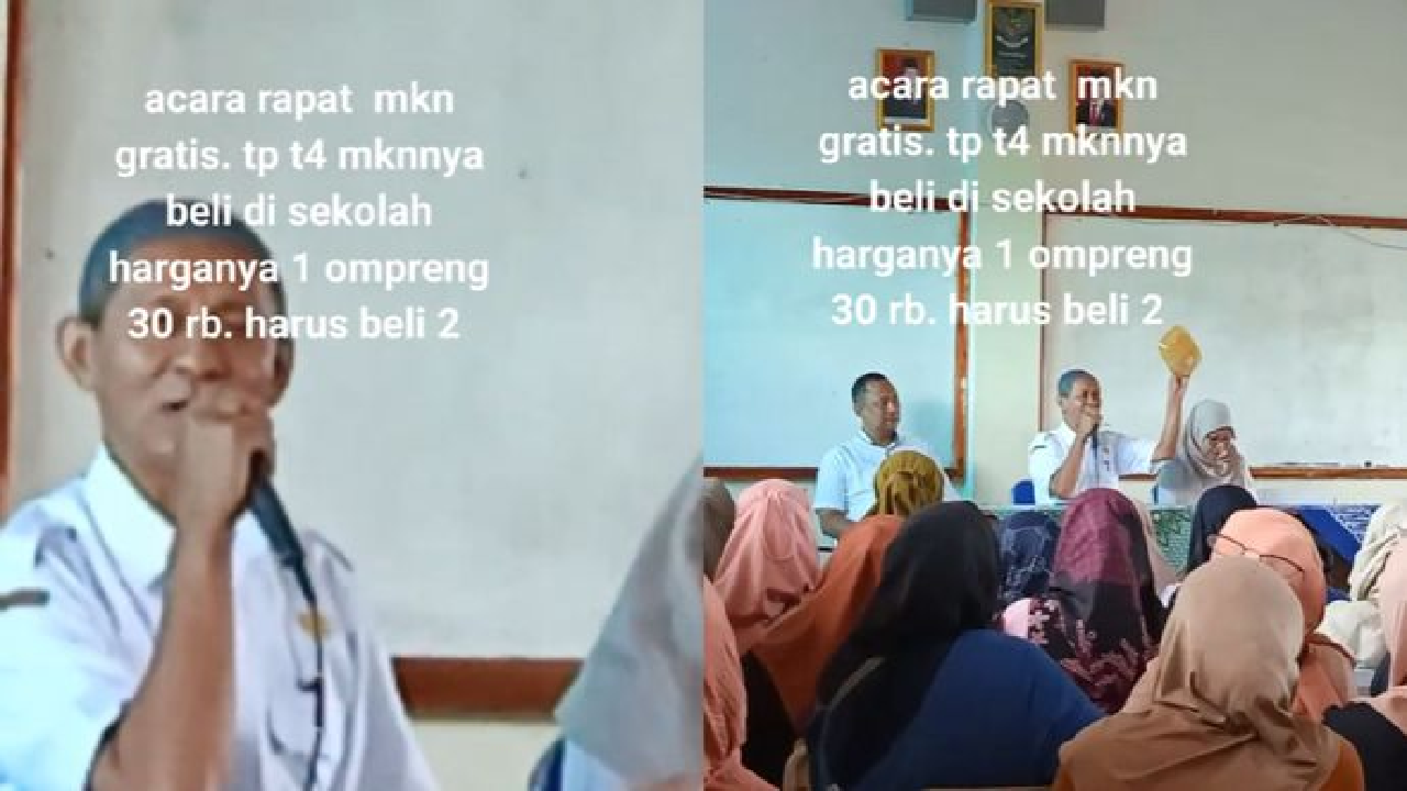 Viral Kepsek Paksa Ortu Murid Beli Wadah untuk Program Makan Gratis