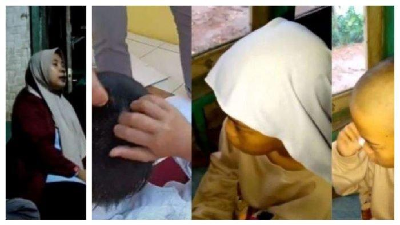 Miris! Gara-gara Kepala Kutuan, Bocah SD di Cianjur Ini Digundulin Gurunya Sendiri