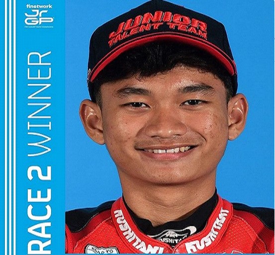Bangga! Pembalap Indonesia Bernama Fadillah Arbi Juarai Ajang JuniorGP Barcelona, Spanyol