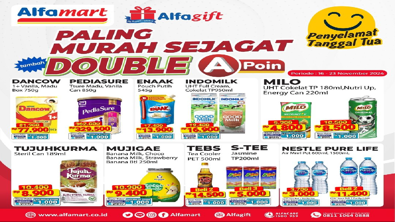 Daftar Promo Alfamart Senin 18 November 2024: Ada Yoghurt Murah