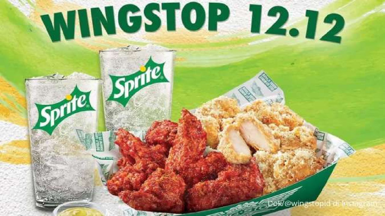 Serbu Promo Wingstop 12.12 Ada Promo 12 Ayam dan 2 Sprite Harga Spesial