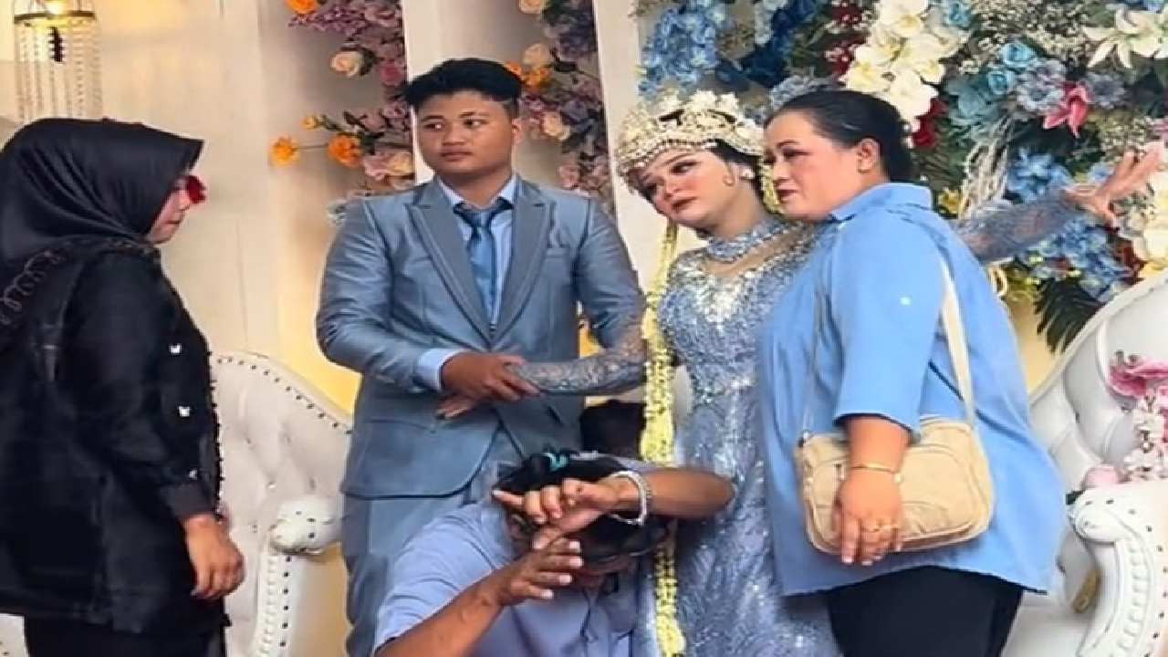 Viral Pengantin Wanita Mendadak Kesurupan di Pelaminan, Bikin Merinding!