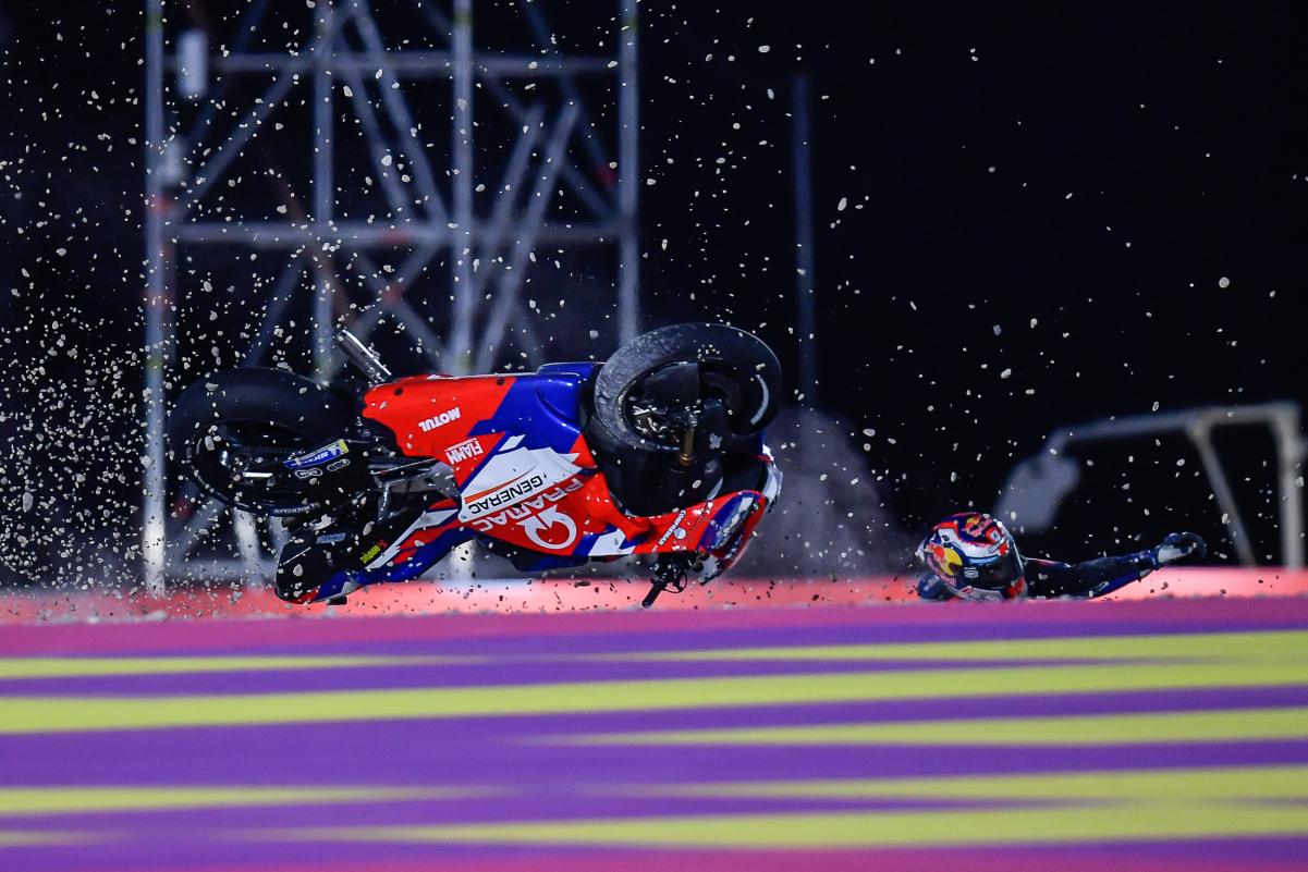 MotoGP Qatar 2022: Diseret Bagnaia di T1 Lusail, Jorge Martin Marah Karena Soal Ini