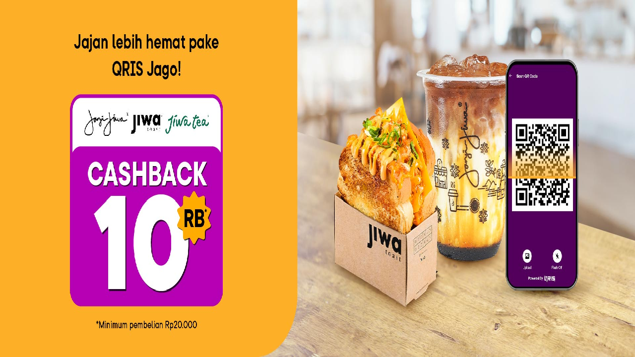 Beli Janji Jiwa Bisa Dapat Cashback 10 Persen, Pembayaran QRIS Bank Jago