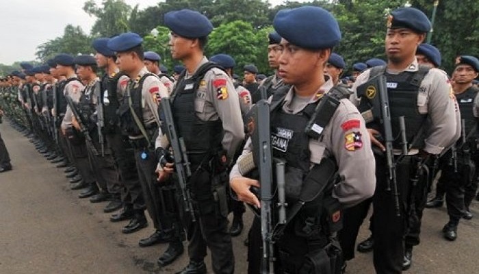 Ribuan Polisi Amankan Demonstrasi yang Berlangsung di Gedung MPR/DPR RI Hari Ini