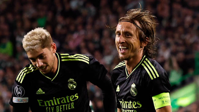 Celtic- Madrid : Gol Luka Modric Berkelas