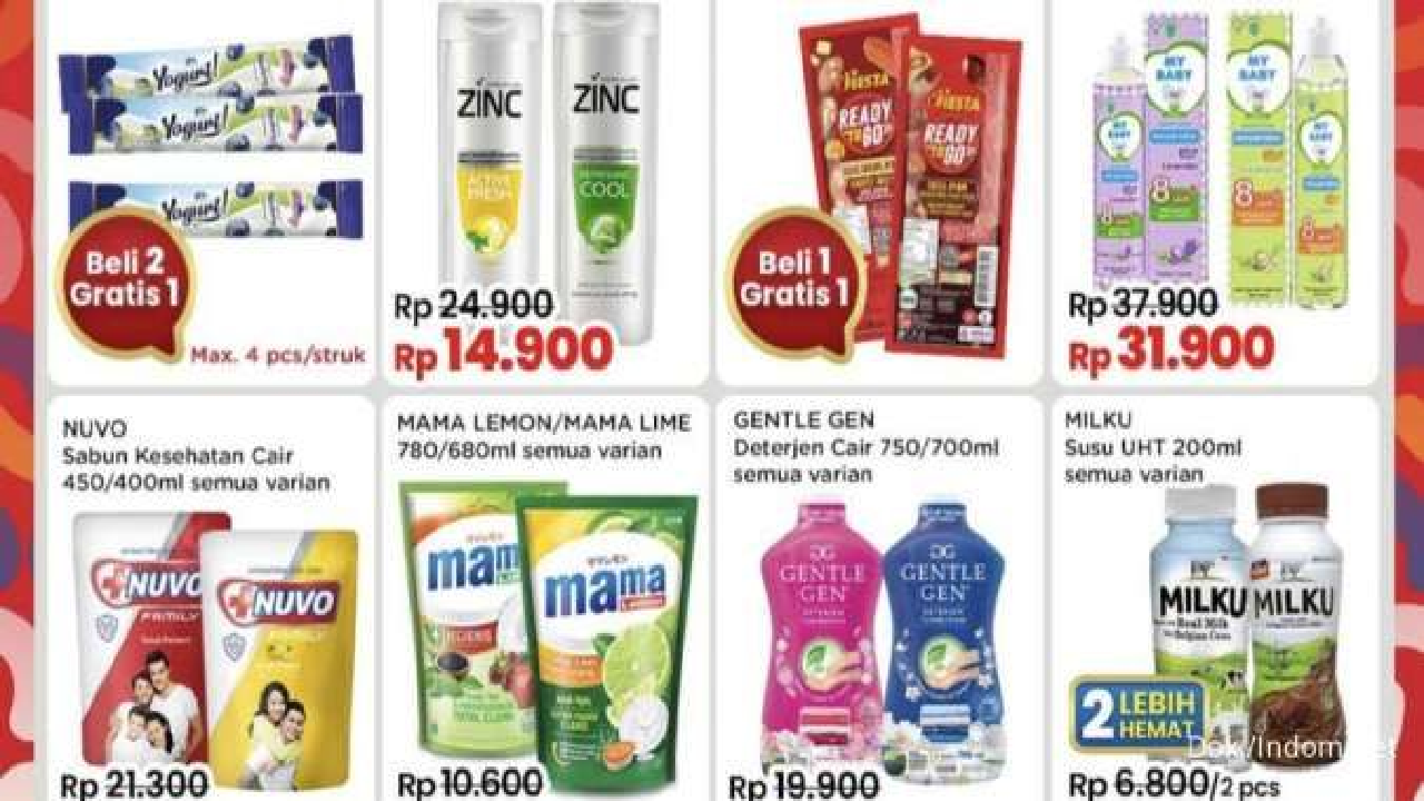 Daftar Promo Terbaru! Indomaret Rabu 6 November 2024 Gentle Gen & Mama Lemon Dijual Lebih Murah