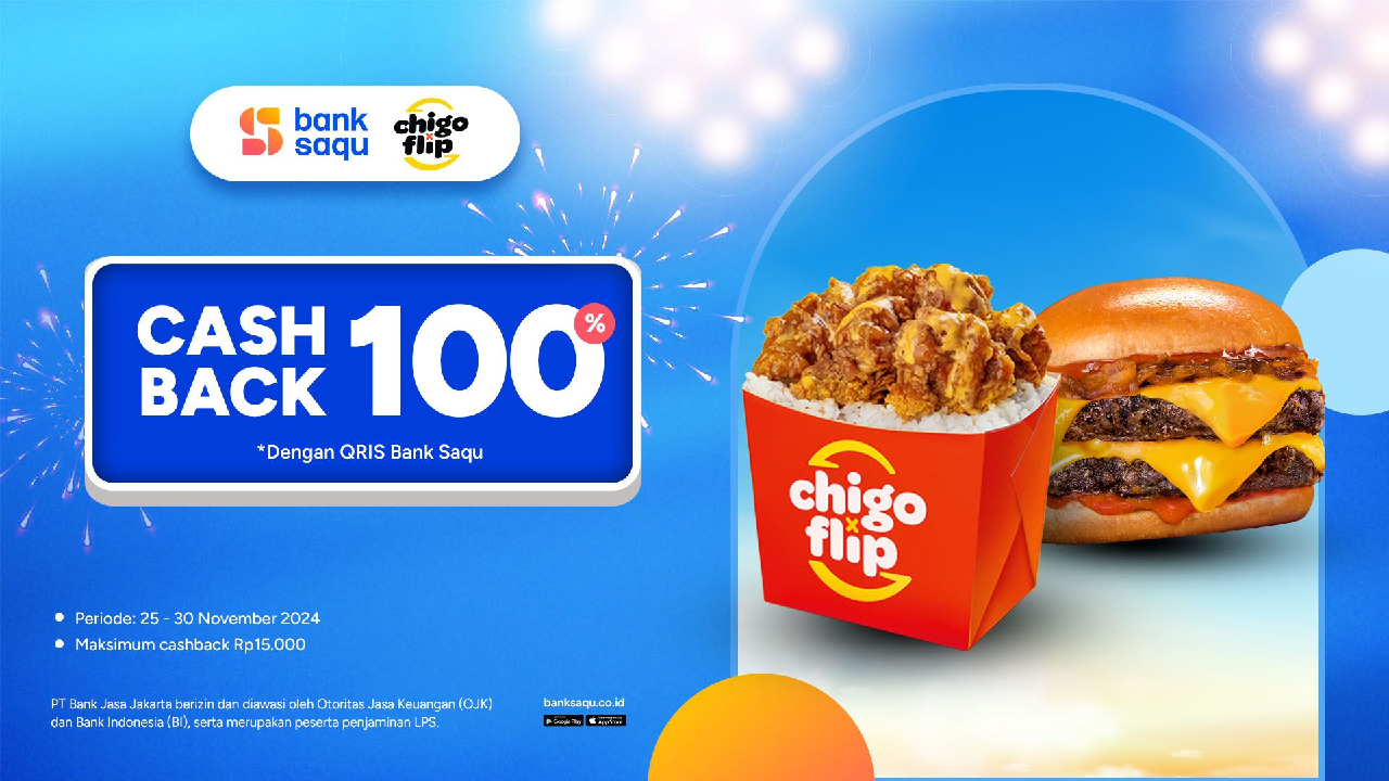 Promo Spesial Tanggal Gajian, Yuk Serbu Promo Chigo Cashbacknya Hingga 100 Persen