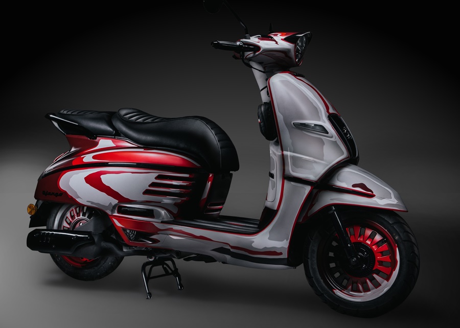 Django Fusion, Edisi Khusus Kolaborasi Peugeot Motorcycle Indonesia x Nevertoolavish, Harga Rp 78 Juta