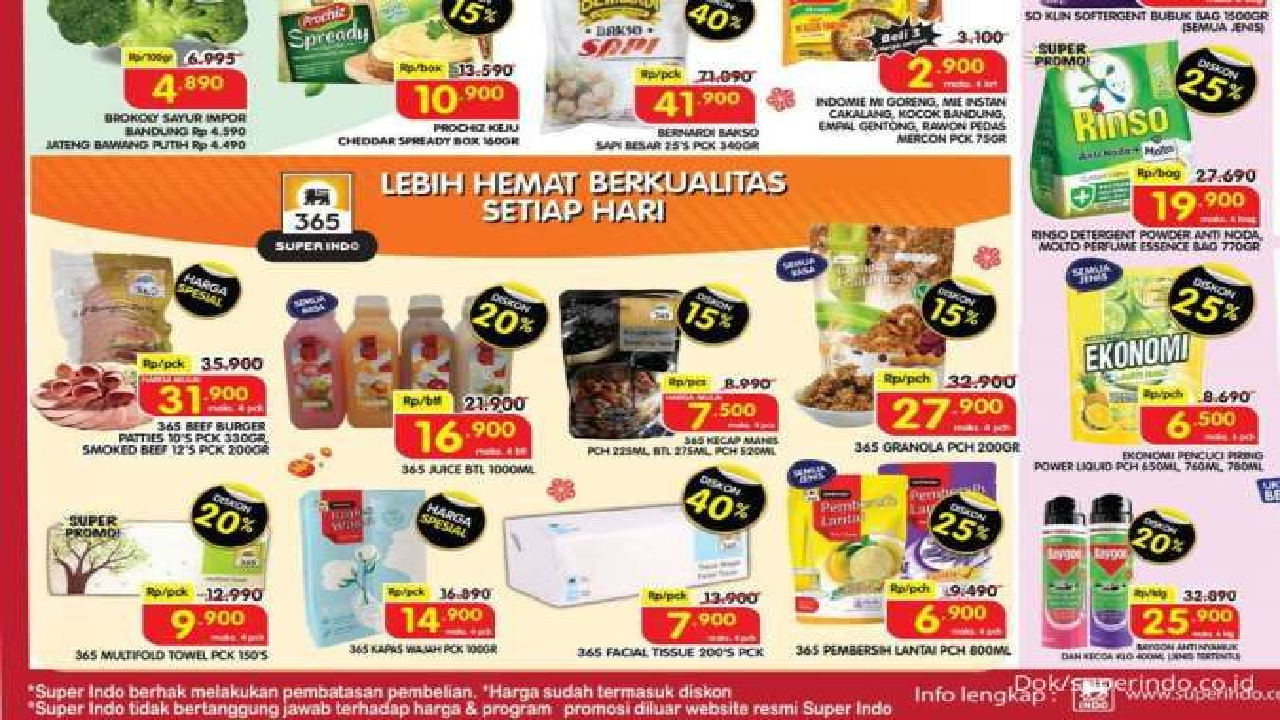 Promo Superindo Kamis 16 Januari 2025: Popok Bayi Diskon Menarik!