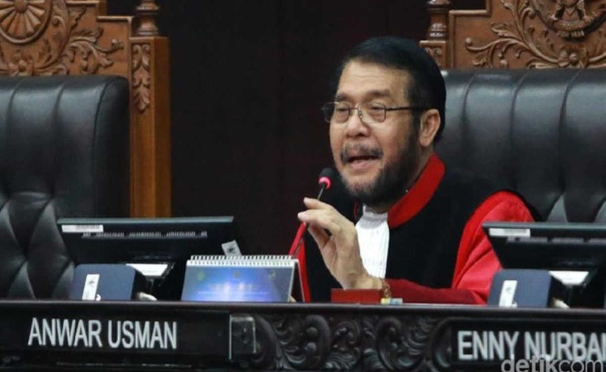 TOK! MKMK Putuskan Anwar Usman Melanggar Kode Etik