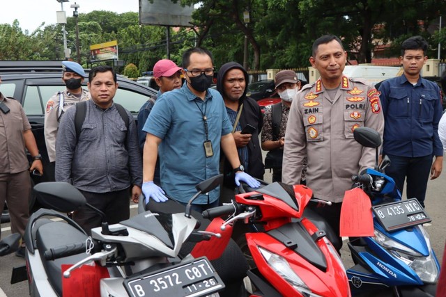 Keren, Polres Tangerang Kota Kembalikan Motor Curian ke Pemilik Usai Bekuk Kawanan Pencuri