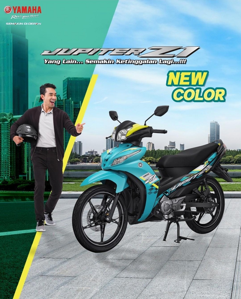 Yamaha Jupiter Z1 2024 Warna Baru Motor Bebek Harga Terjangkau