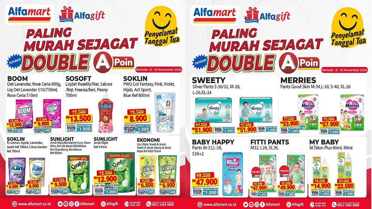 Promo Semerbak Alfamart Kamis 14 November 2024 Minyak Goreng Ada Potongan Harga