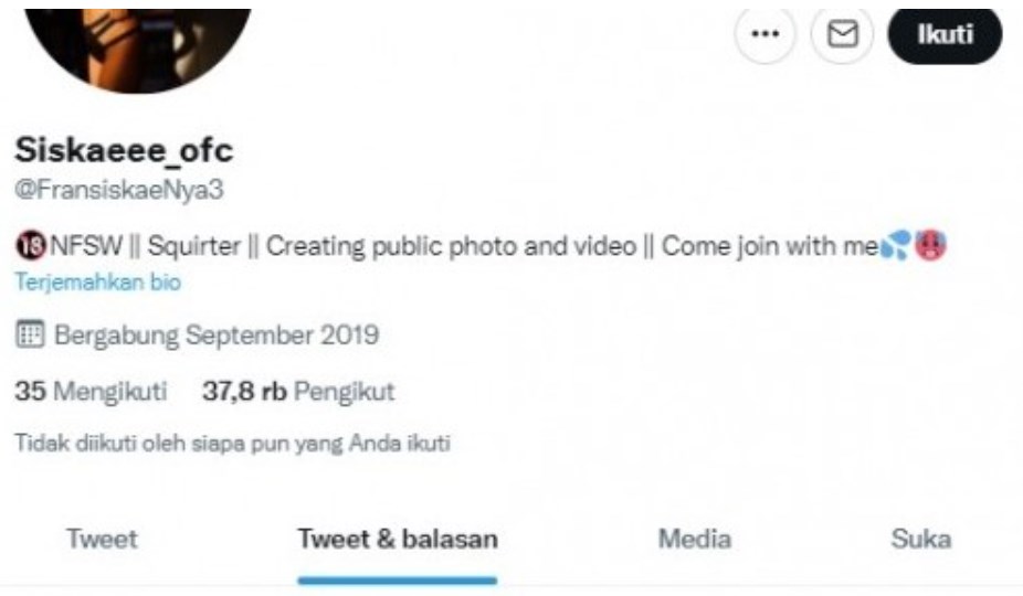 Akun Twitter Siskaeee_Ofc Tiba-Tiba Update 'Foto Syur' Terbaru, Warganet Ragu Tapi Penasaran, ini Siapa Sih?