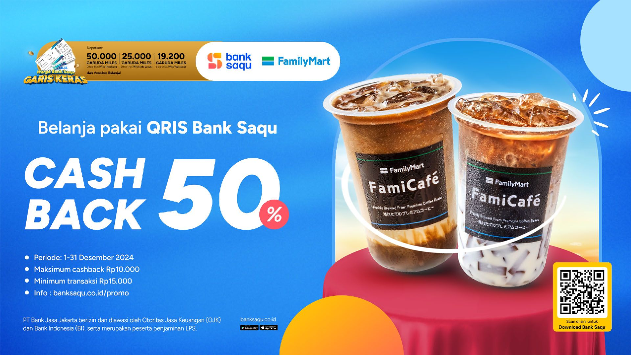 Promo Menarik Family Mart Bisa Dapatkan Cash Back 50 Persen, Buruan Serbu!