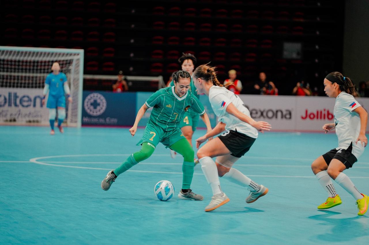 Timnas Futsal Putri Indonesia Kalahkan Tuan Rumah Filipina di ASEAN Women’s Futsal Championship 2024