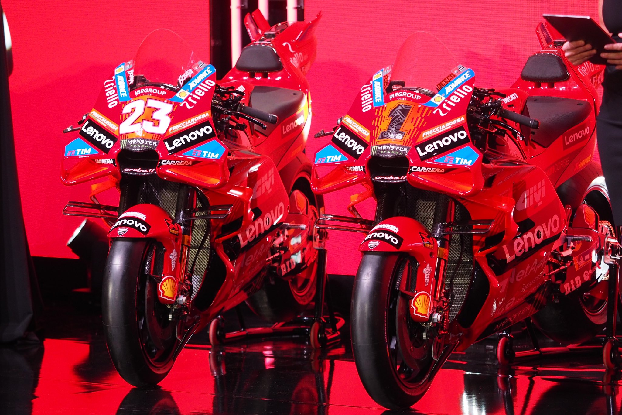 Peluncuran Tim Ducati Lenovo: Masih Dominan Merah, Pecco Bagnaia Tetap Pakai Nomor Start #1 di MotoGP 2024