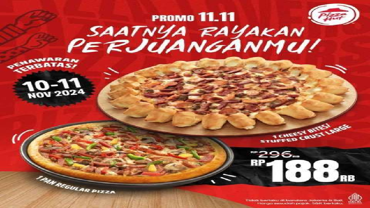 Sikat! Ada Promo Terbaru Pizza Hut dan PHD 11.11