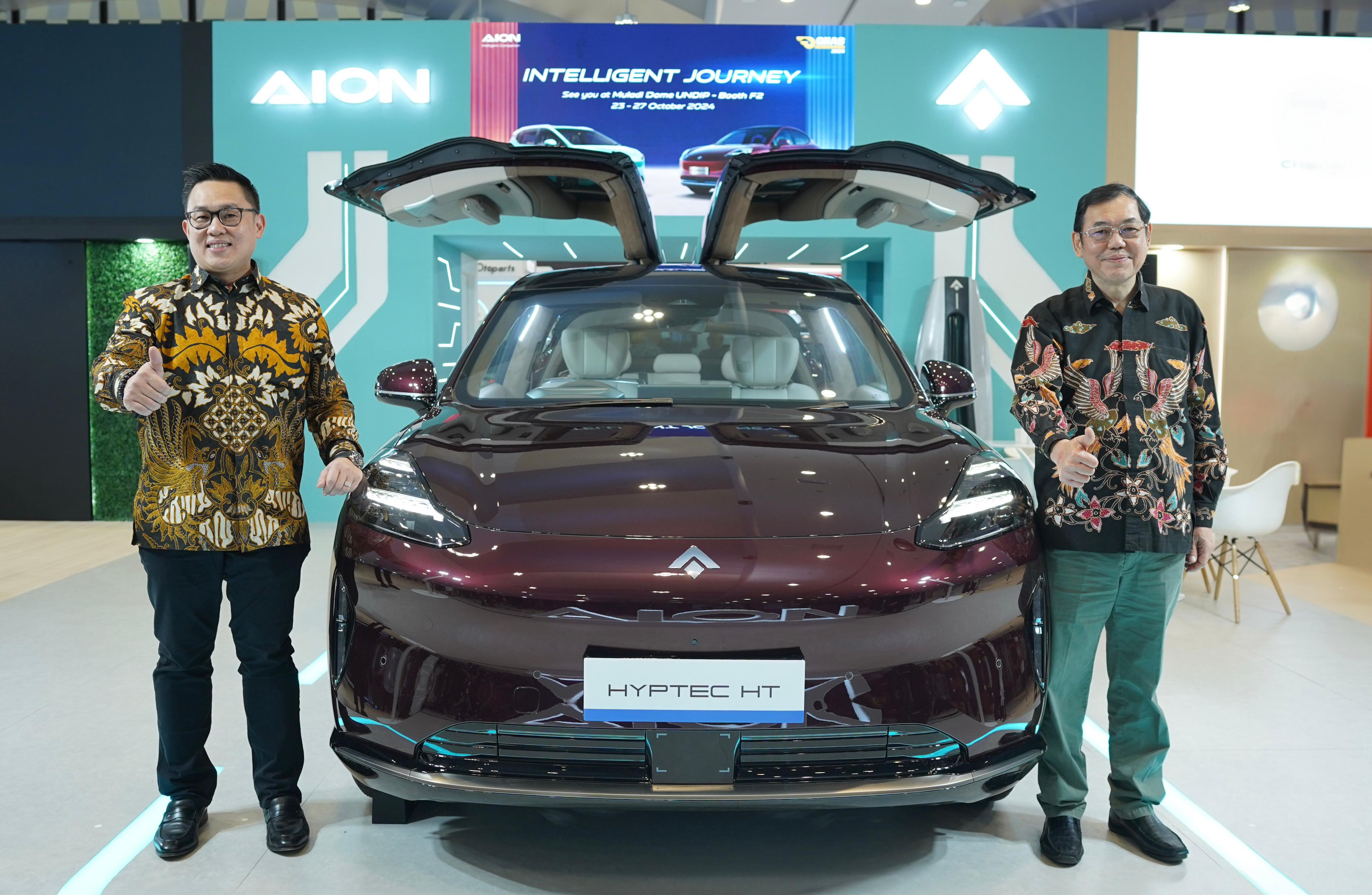 AION Y Plus dan Hyptec HT: Mobil Listrik Modern Siap Memikat Hati Pengunjung GIIAS Semarang 2024